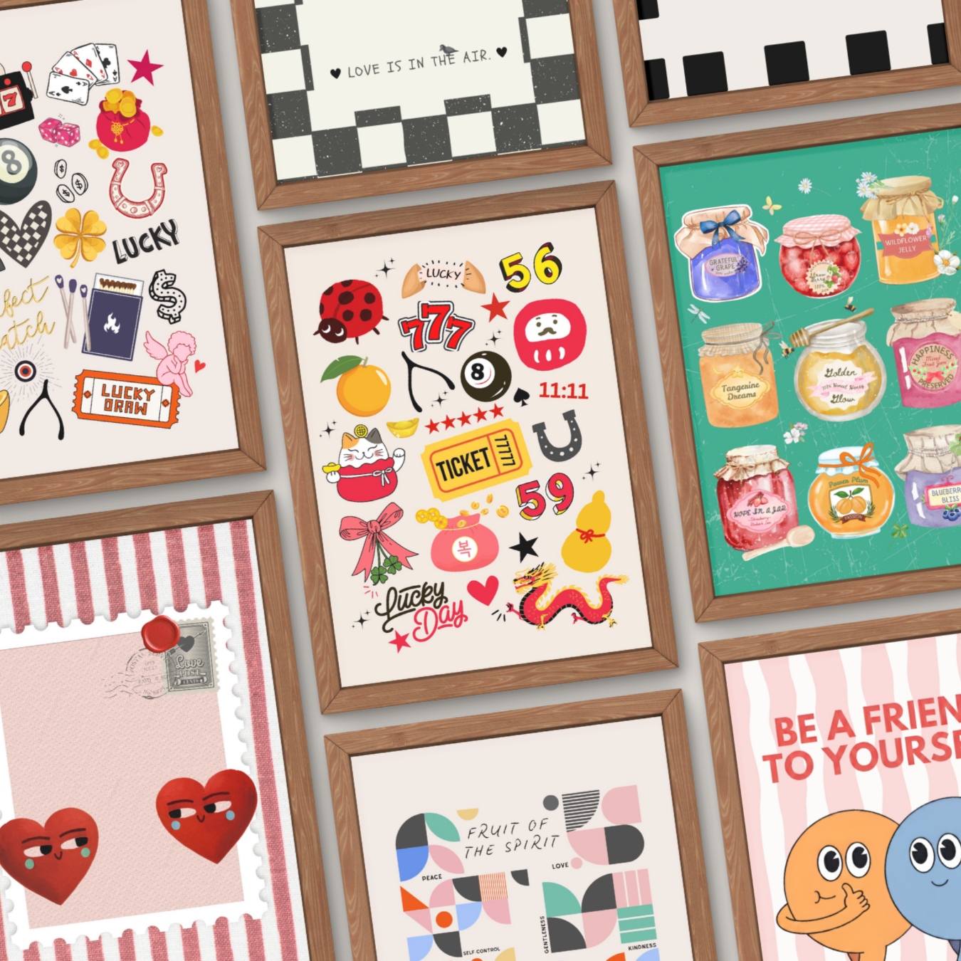 SHOP manifestation art prints - friend in me by monn