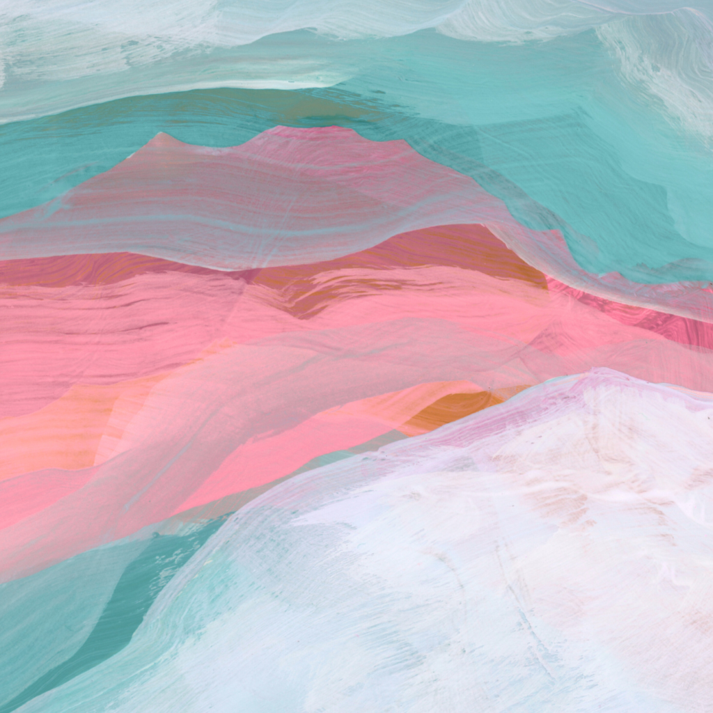 watercolor abstract pink green white - blog page