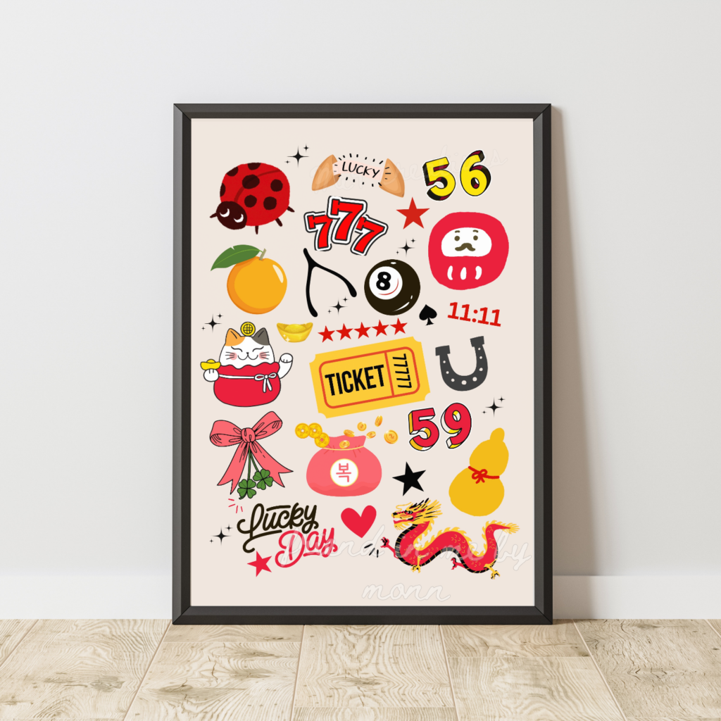 feeling lucky Good Luck poster