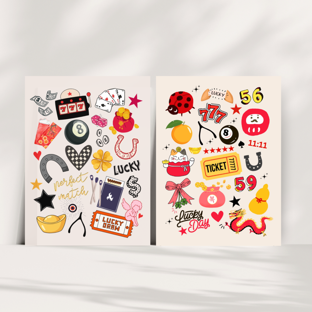 HOME Manifesting Money - Fun illustration print