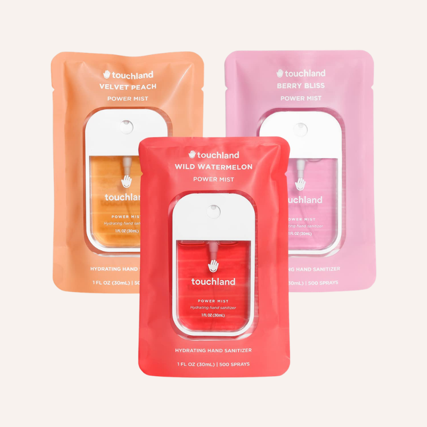 Touchland Hydrating Hand Sanitizer Spray – Juicy Trio Set