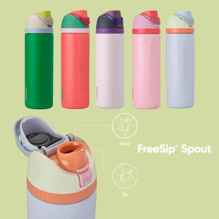 Owala FreeSip Insulated Stainless Steel Water Bottle