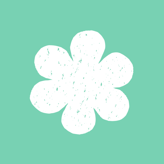 green flower natural drawing