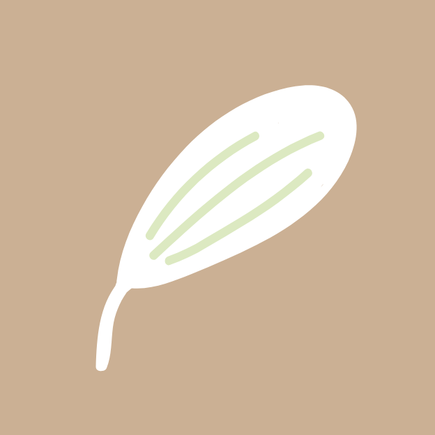Plant icon - Brown Beige natural drawing