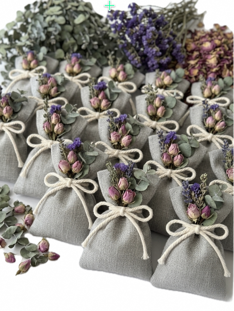 dried flowers and herbs gift