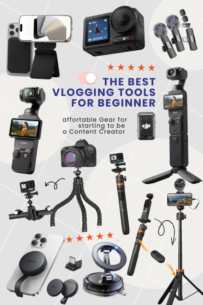 Pinterest vision broad - Vlogging gear tools