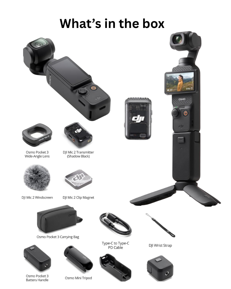 DJI Osmo Pocket 3 Creator Combo