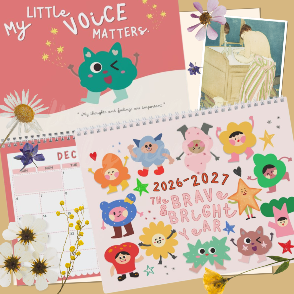wall calendar for kids positive affirmations